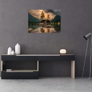 Slika - jezero u planinama (70x50 cm)