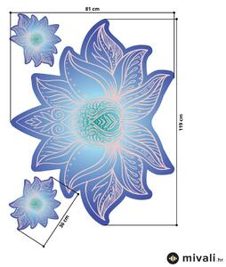 Zidne naljepnice - Lotus mandala plava