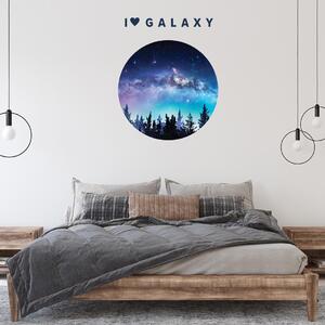 Zidne naljepnice - Galaxija s natpisom
