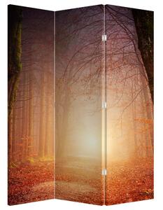 Paravan - Jesenja šuma u magli (126x170 cm)