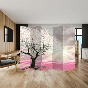 Paravan - Ružičasto drvo (210x170 cm)