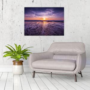 Slika plaže - zalazak sunca (70x50 cm)