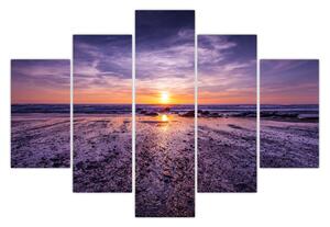 Slika plaže - zalazak sunca (150x105 cm)