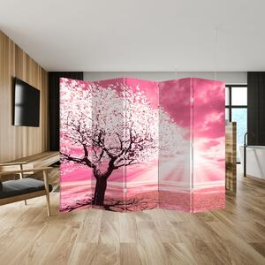 Paravan - Ružičasto drvo (210x170 cm)