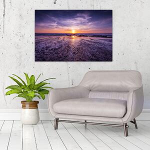 Slika plaže - zalazak sunca (90x60 cm)