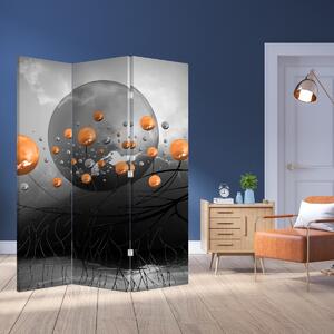 Paravan - narančaste kuglice (126x170 cm)