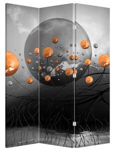 Paravan - narančaste kuglice (126x170 cm)