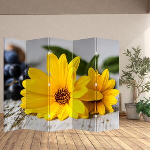Paravan - Žuto cvijeće (210x170 cm)