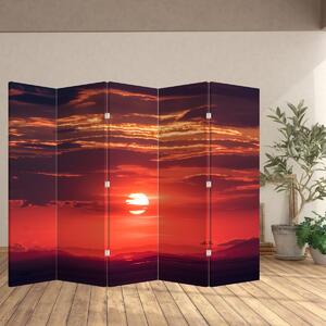 Paravan - Šareno sunce (210x170 cm)