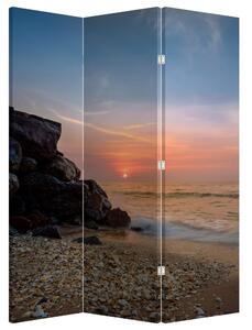 Paravan - Zalazak sunca na plaži (126x170 cm)