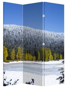 Paravan - Snježne planine zimi (126x170 cm)