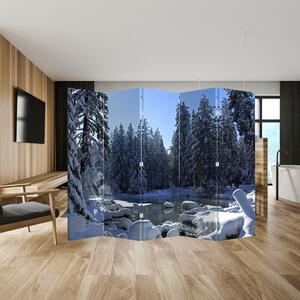 Paravan - Snježna šuma (210x170 cm)