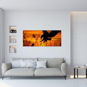 Slika siluete grabežljivca (120x50 cm)