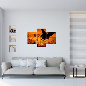 Slika siluete grabežljivca (90x60 cm)