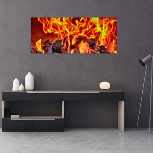 Slika gorućeg ugljena (120x50 cm)