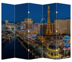 Paravan - Noćni Las Vegas (210x170 cm)