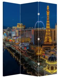 Paravan - Noćni Las Vegas (126x170 cm)