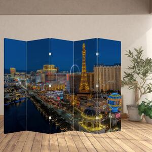 Paravan - Noćni Las Vegas (210x170 cm)