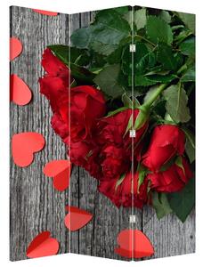 Paravan - Buket ruža (126x170 cm)