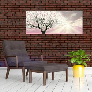 Ružičasta slika stabla (120x50 cm)