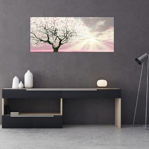 Ružičasta slika stabla (120x50 cm)