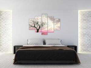 Ružičasta slika stabla (150x105 cm)