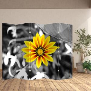 Paravan - Žuti cvijet (210x170 cm)