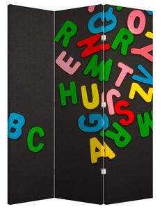 Paravan - Slova u boji (126x170 cm)