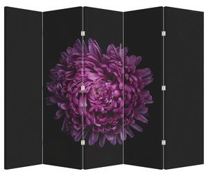 Paravan - Ljubičasti cvijet (210x170 cm)