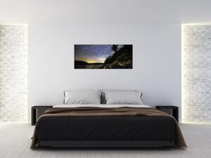 Slika - nebo u vrijeme zalaska sunca (120x50 cm)