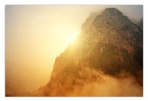 Slika planine u magli (90x60 cm)
