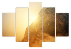 Slika planine u magli (150x105 cm)