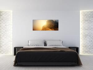 Slika planine u magli (120x50 cm)