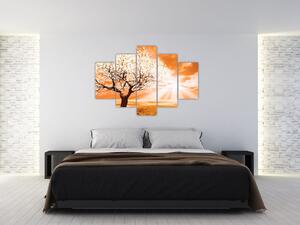 Narančasta slika stabla (150x105 cm)