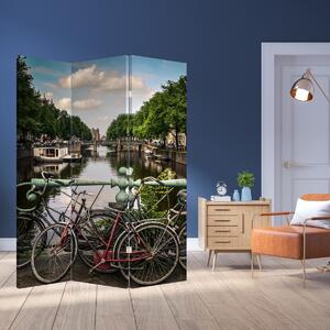 Paravan - Biciklom u gradu (126x170 cm)