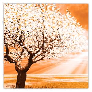 Narančasta slika stabla (30x30 cm)