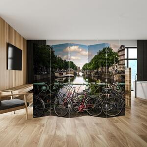 Paravan - Biciklom u gradu (210x170 cm)