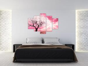Ružičasta slika stabla (150x105 cm)
