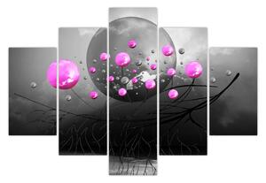 Slika ružičastih kugli (150x105 cm)