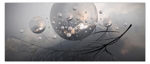 Slika apstraktnih kugli (120x50 cm)