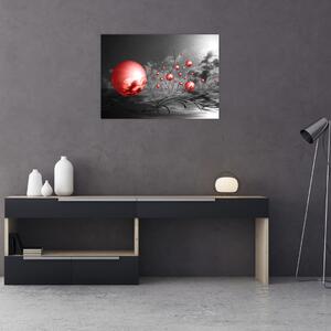 Slika crvenih kugli (70x50 cm)
