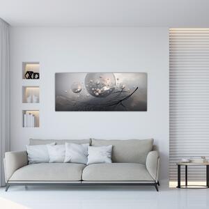Slika apstraktnih kugli (120x50 cm)