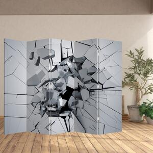 Paravan - 3D apstrakcija (210x170 cm)