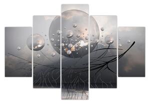 Slika apstraktnih kugli (150x105 cm)