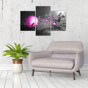 Slika ružičastih kugli (90x60 cm)