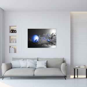 Slika tamno plavih kugli (90x60 cm)