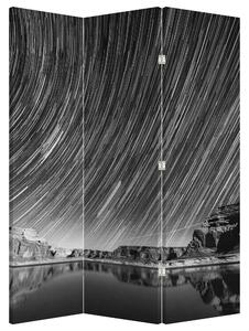 Paravan - Crno-bijelo zvjezdano nebo (126x170 cm)