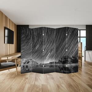 Paravan - Crno-bijelo zvjezdano nebo (210x170 cm)