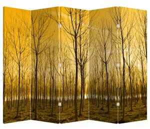 Paravan - Šuma u zalasku sunca (210x170 cm)