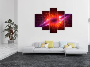 Slika suvremene trnovite apstrakcije (150x105 cm)